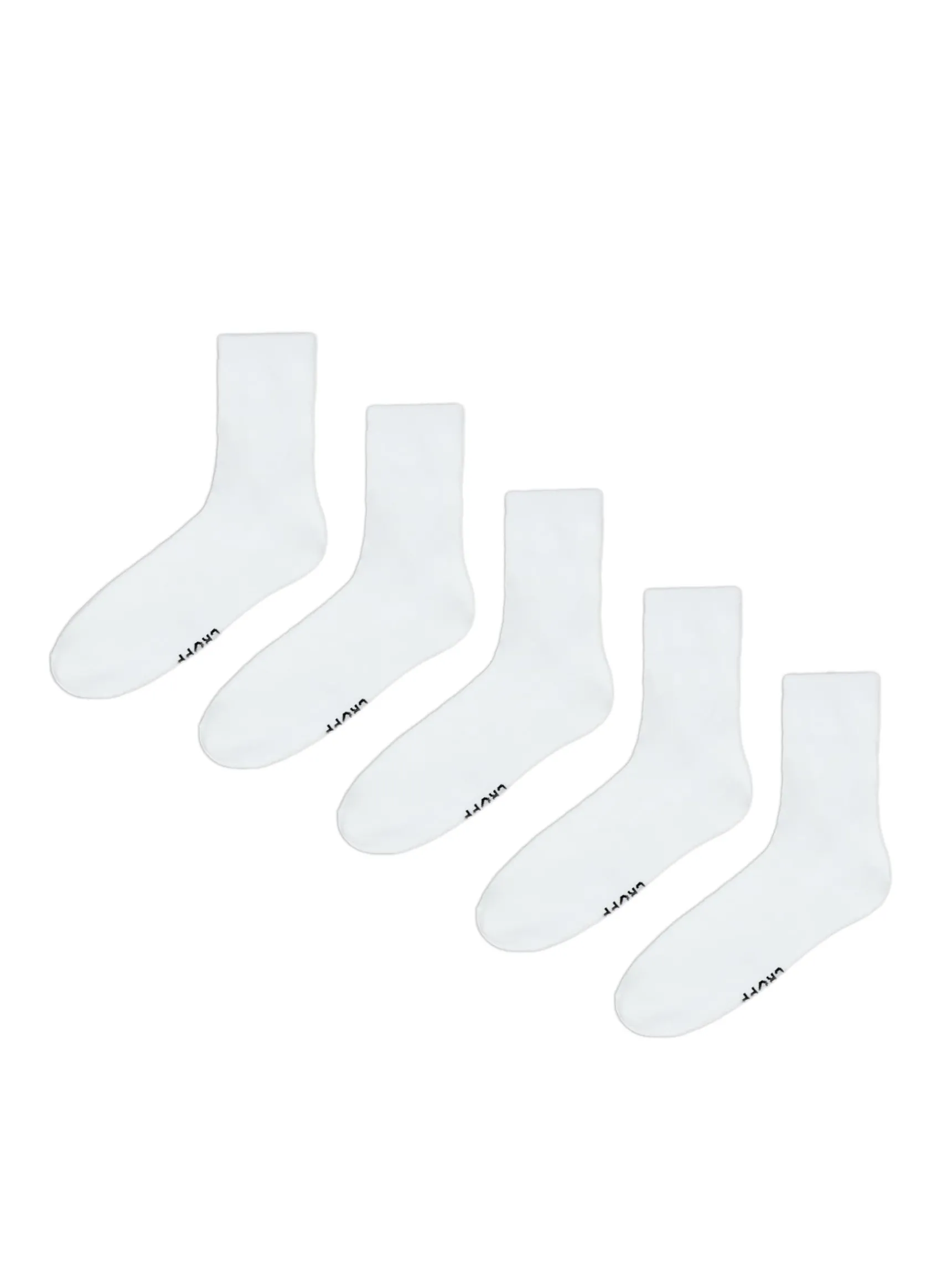 Hot Cropp 5 pack ch skarpet biały