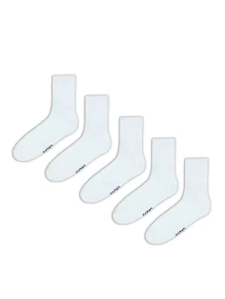 Hot Cropp 5 pack ch skarpet biały