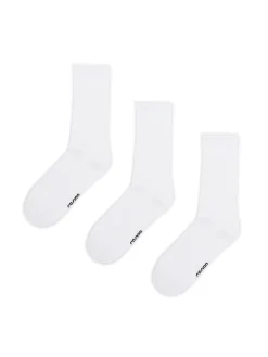 Sale Cropp 3 pack ch skarpet biały