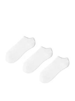 Discount Cropp 3 pack ch skarpetek biały