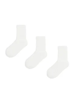 Hot Cropp 3 pack ch skarpetek basic biały