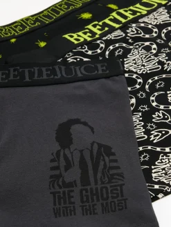 New Cropp 3 pack bokserek Beetlejuice czarny
