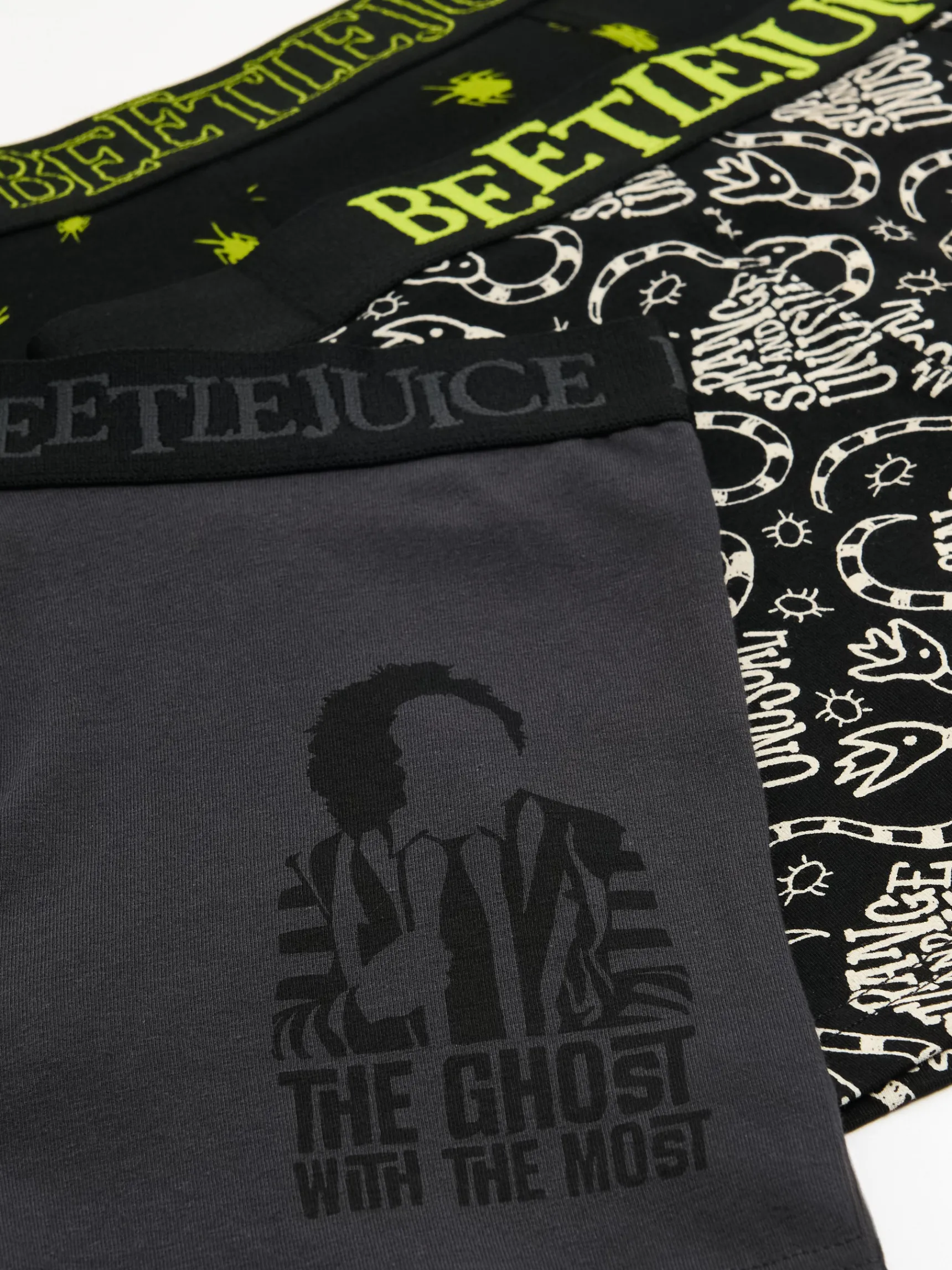 New Cropp 3 pack bokserek Beetlejuice czarny