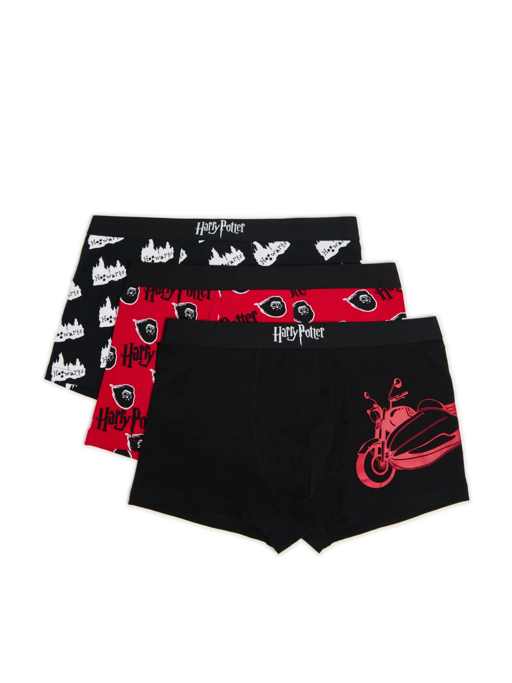 Hot Cropp 3 pack bokserek Harry Potter czarny