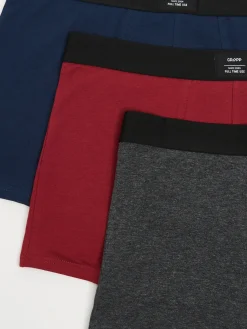 Best Cropp 3 pack bokserek w różnych kolorach granatowy
