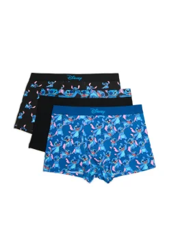 New Cropp 3 pack bokserek ze Stitchem granatowy