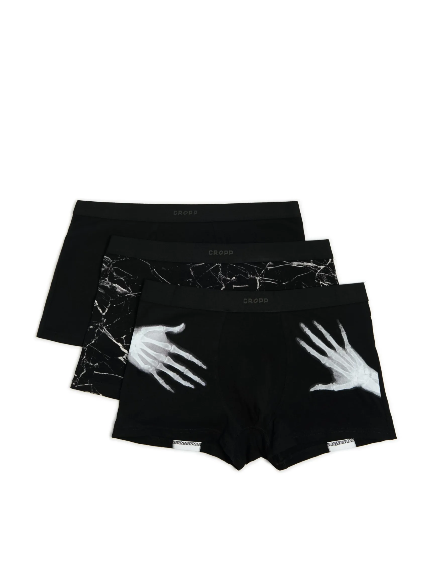 New Cropp 3 pack ch bokserek czarny