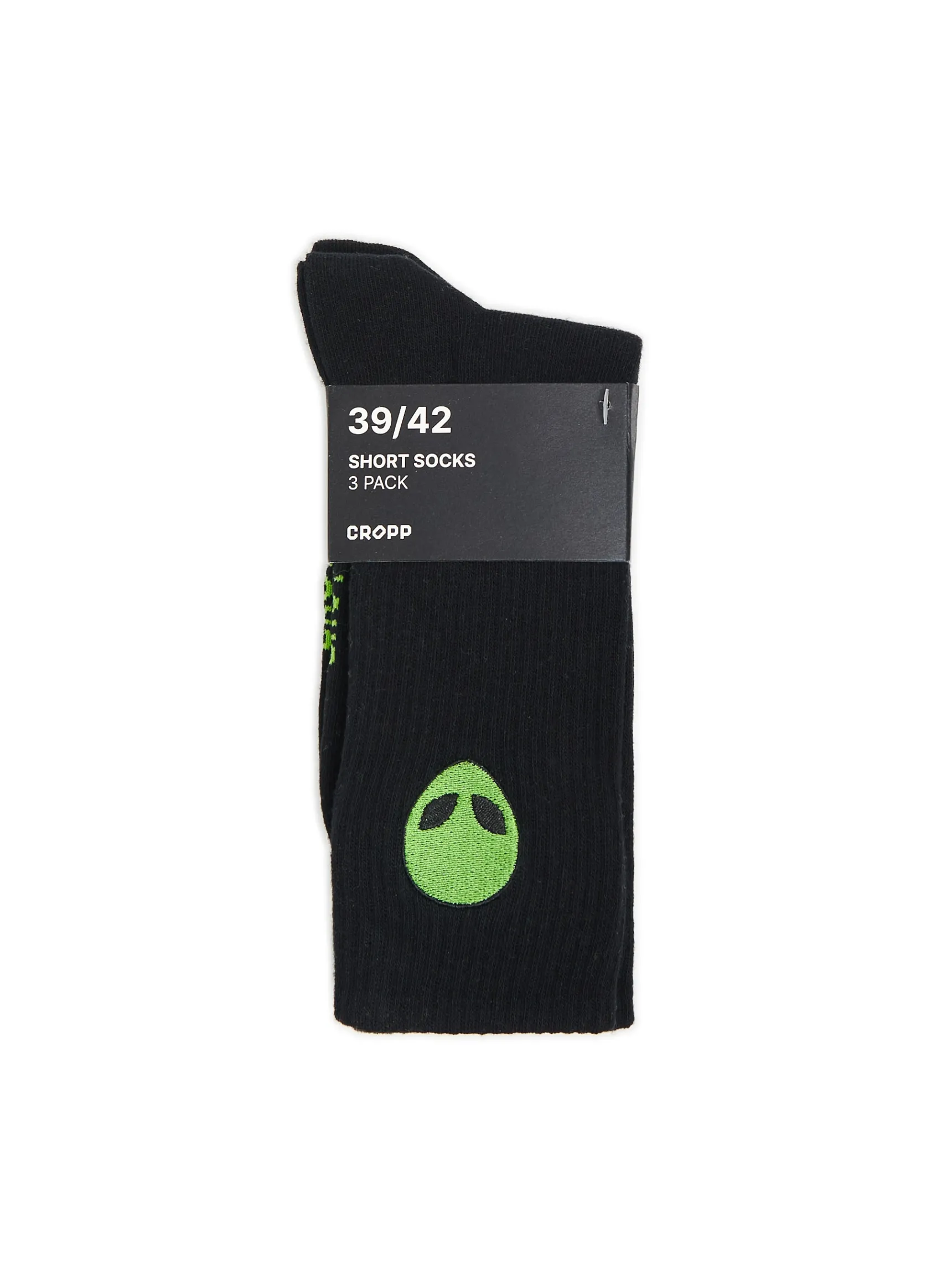 New Cropp 3 pack długich skarpet alien zielony