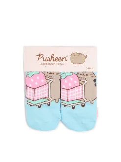 New Cropp 2 pack długich skarpet Pusheen wielobarwny