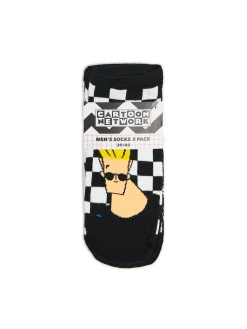 Outlet Cropp 3 pack krótkich skarpet Johnny Bravo czarny