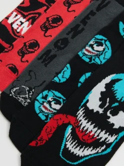 Sale Cropp 5 pack krótkich skarpet Venom czerwony