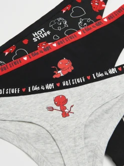 Clearance Cropp 3 pack majtek Hot Stuff The Little Devil czarny