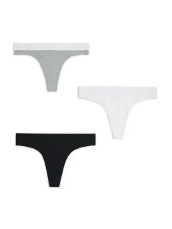 Sale Cropp 3 pack majtek thong wielobarwny
