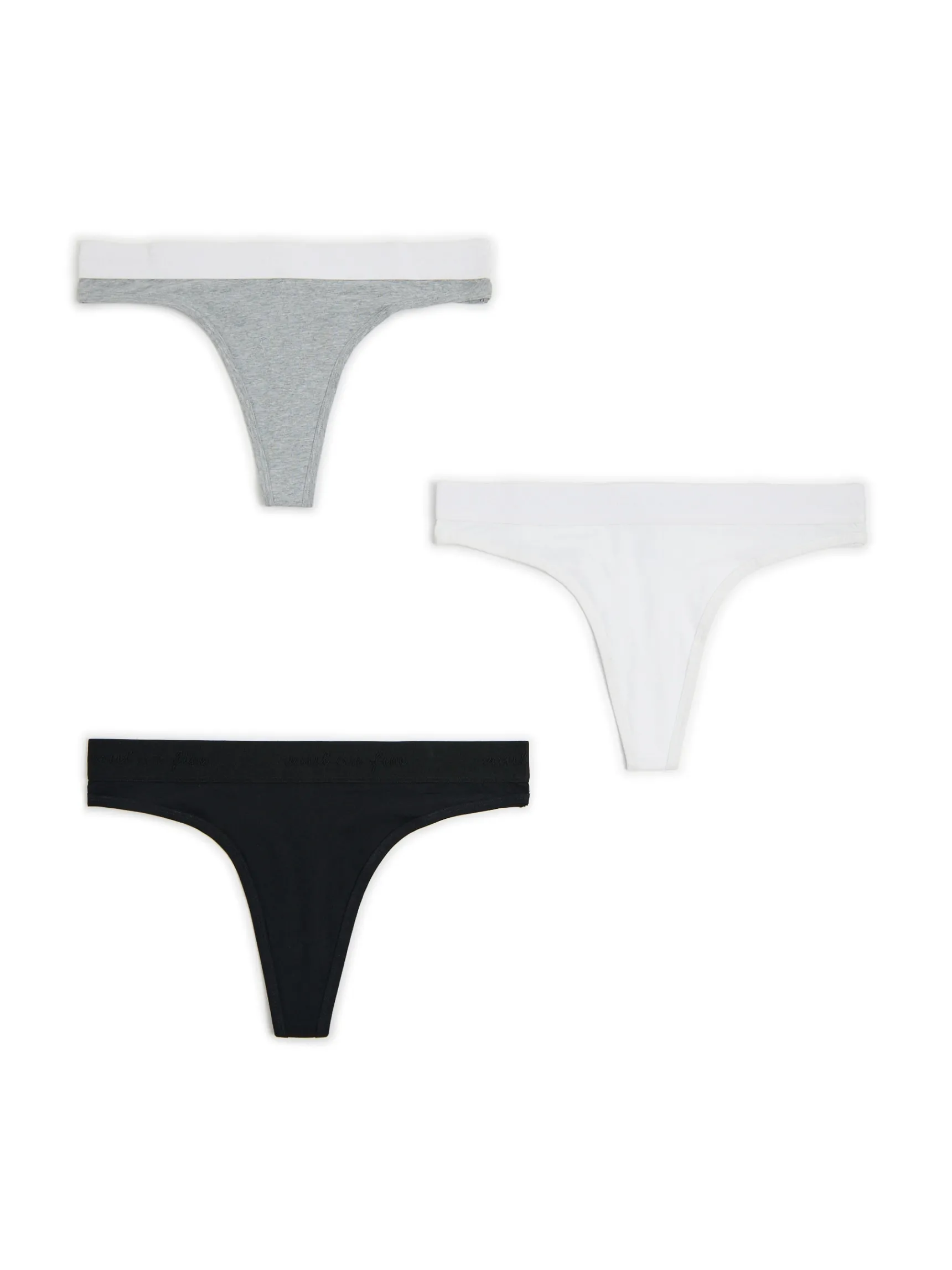 Sale Cropp 3 pack majtek thong wielobarwny