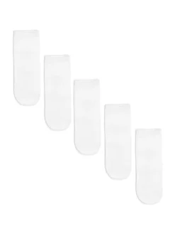 Discount Cropp 5 pack skarpet basic biały