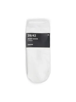 Discount Cropp 5 pack skarpet basic biały