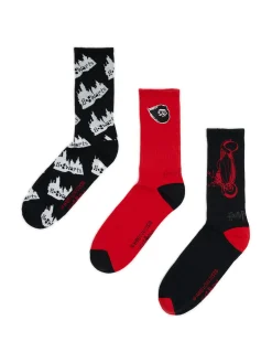 Clearance Cropp 3 pack skarpet Harry Potter czerwony
