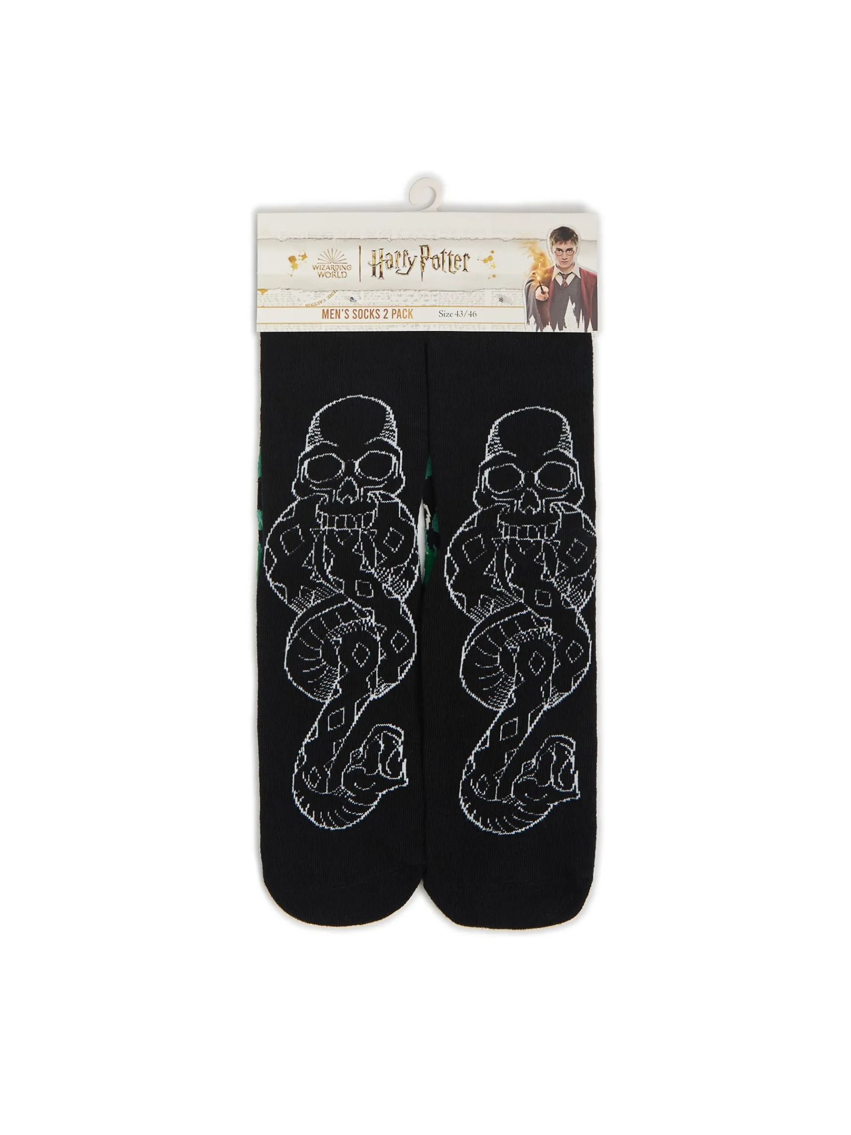 Outlet Cropp 2 pack skarpet Harry Potter zielony