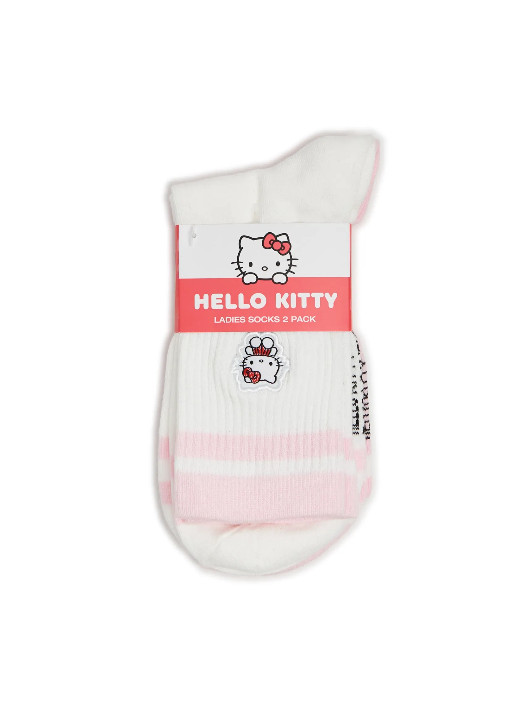 Hot Cropp 2 pack skarpet Hello Kitty różowy
