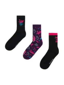 Best Cropp 3 pack skarpet Jinx z Arcane wielobarwny