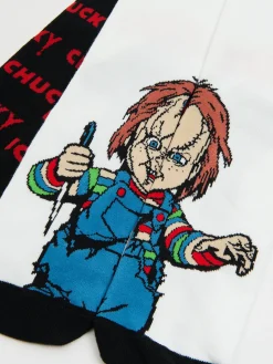 Outlet Cropp 2 pack skarpet Laleczka Chucky czarny