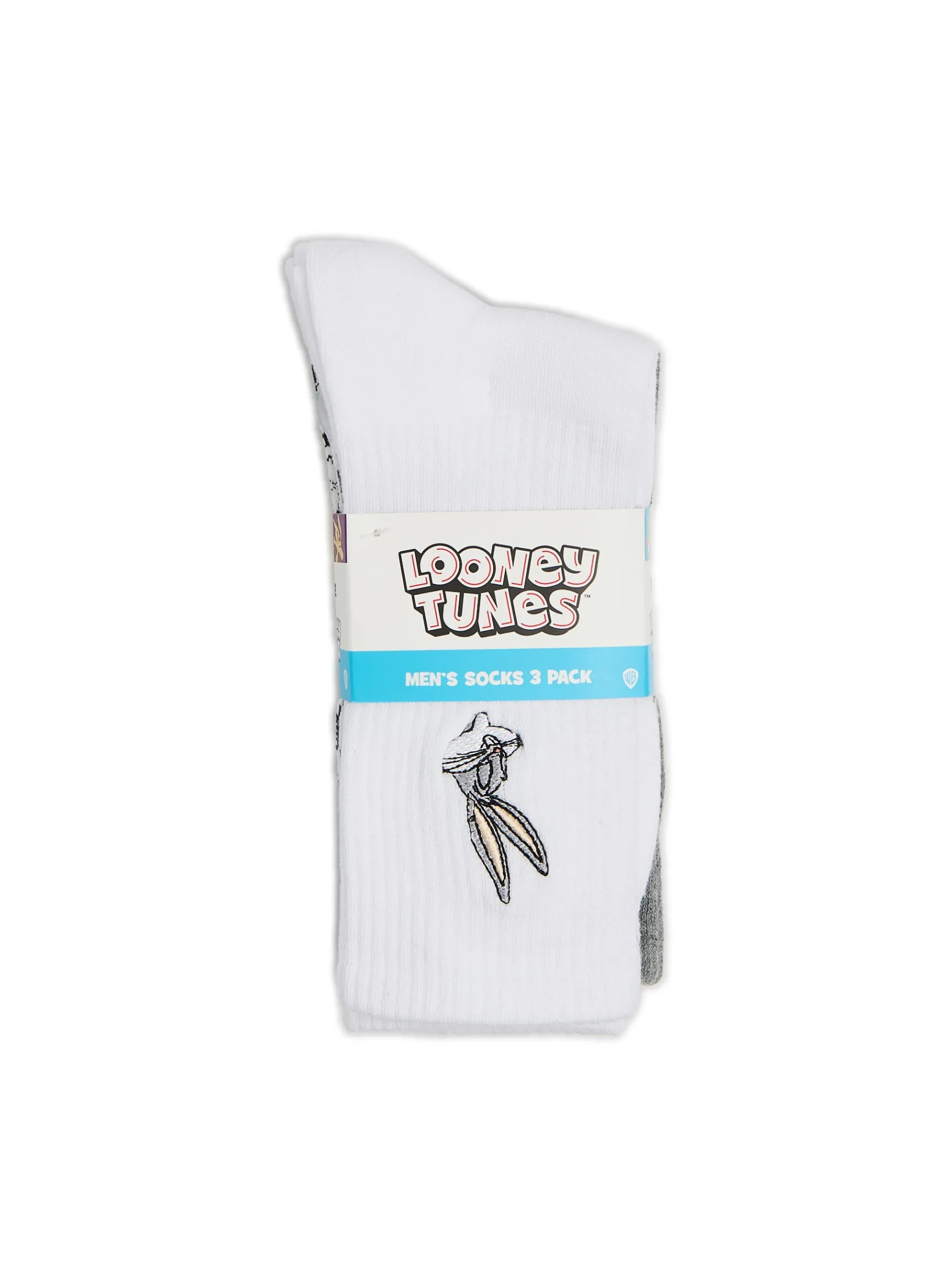 Sale Cropp 3 pack skarpet Looney Tunes jasnyszary