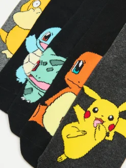 Outlet Cropp 5 pack skarpet Pokémon czarny
