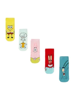 Hot Cropp 5 pack skarpet SpongeBob wielobarwny