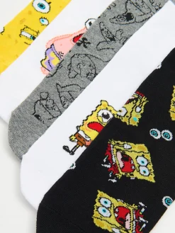 Online Cropp 5 pack skarpet ze SpongeBobem i Patrykiem żółty