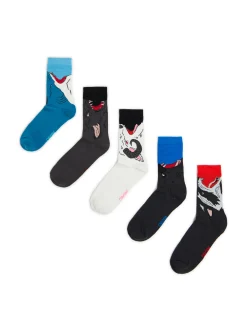 Hot Cropp 5 pack skarpet ze zwierzętami wielobarwny