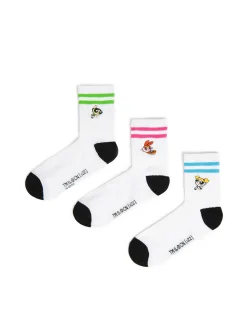 Online Cropp 3 pack skarpetek Atomówki biały