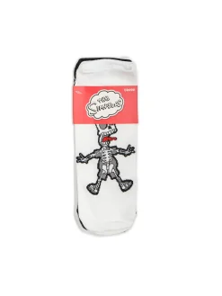 Sale Cropp 3 pack skarpetek The Simpsons biały