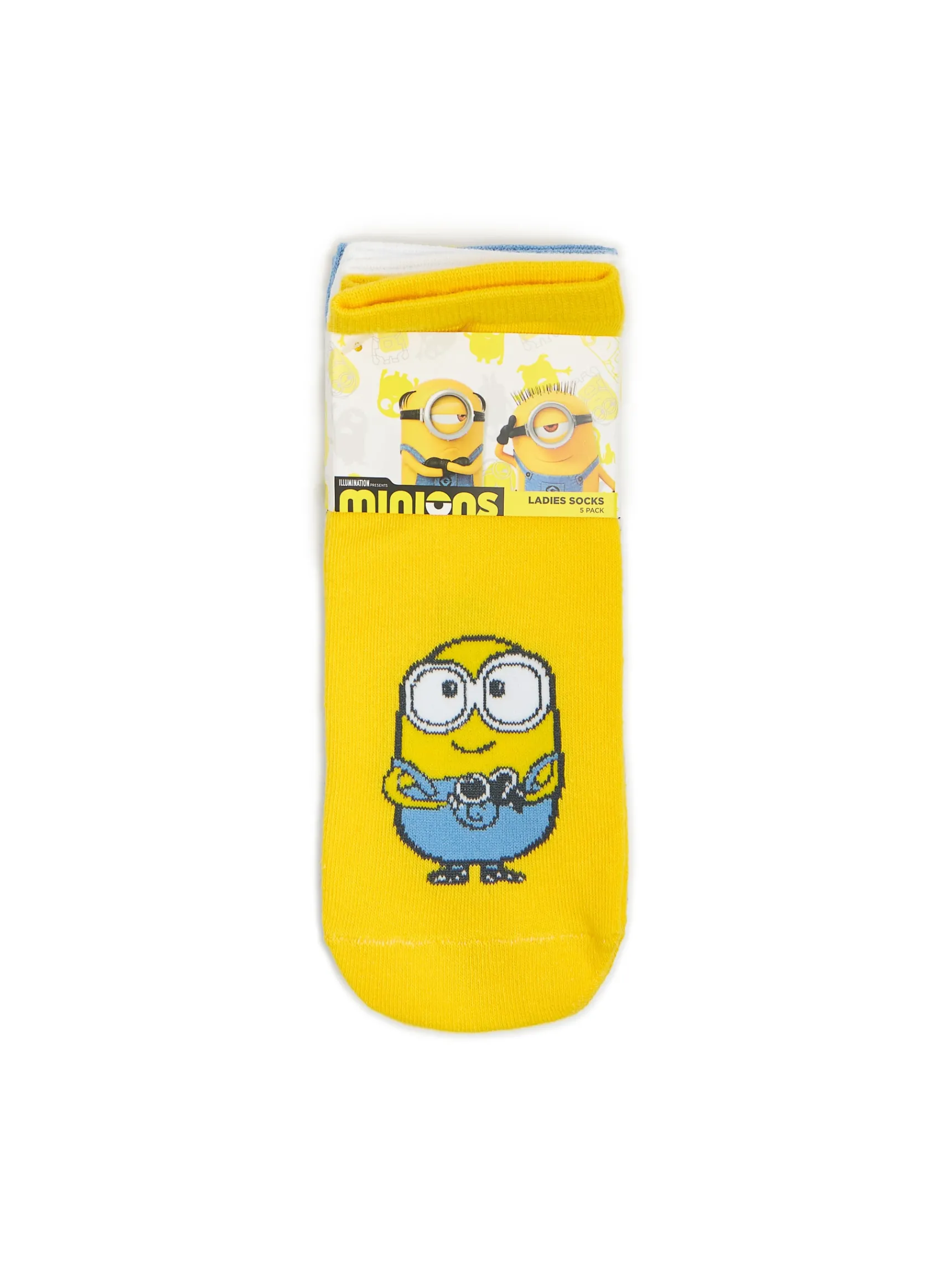 Hot Cropp 5 pack skarpetek z Minionkami wielobarwny