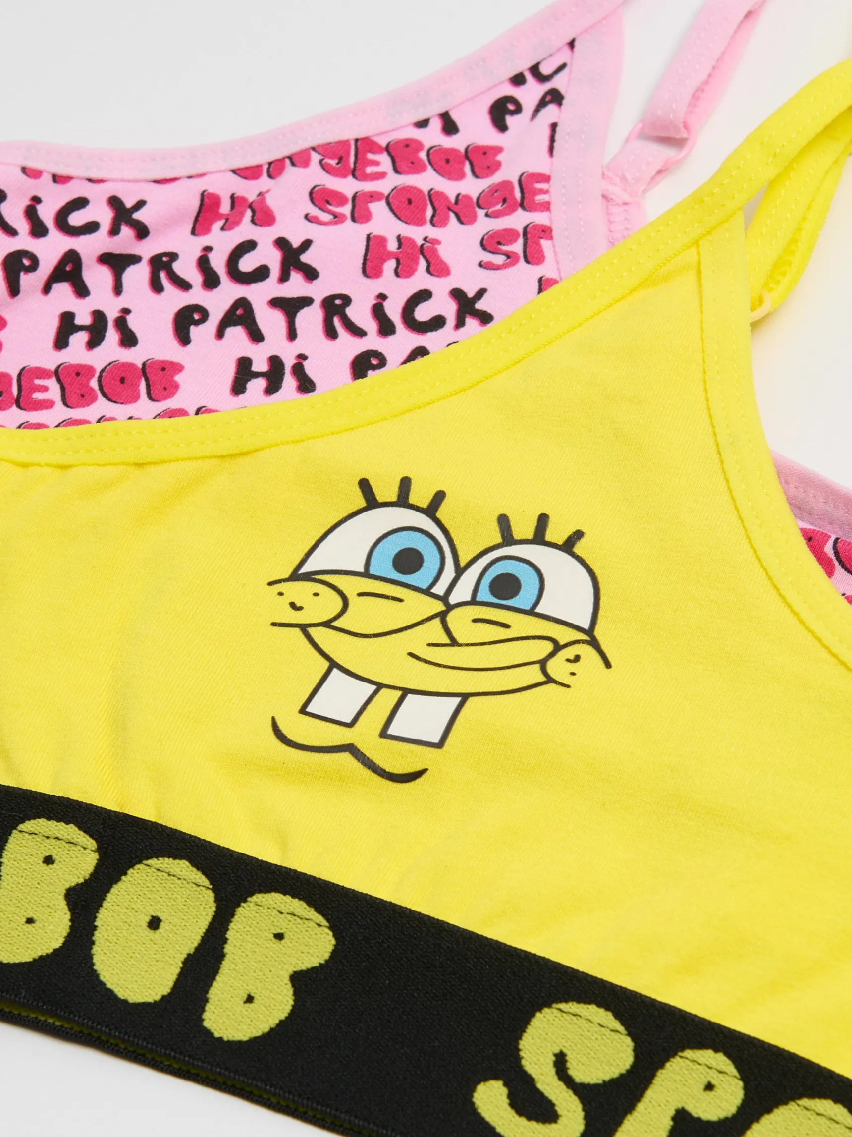 Online Cropp 2 pack staników SpongeBob Kanciastoporty wielobarwny