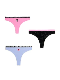Best Cropp 3 pack stringów Kuromi wielobarwny