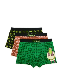 Sale Cropp 3 pack świątecznych bokserek Shrek czerwony