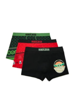 Hot Cropp 3 pack świątecznych bokserek Mandalorian czarny