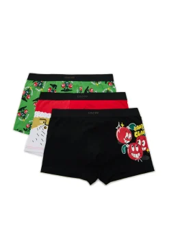 Clearance Cropp 3 pack świątecznych bokserek czerwony