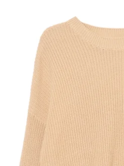 Discount Cropp Żakardowy sweter beżowy