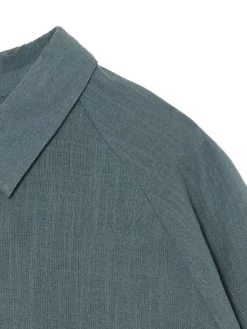 Discount Cropp Bawełniana koszula niebieski