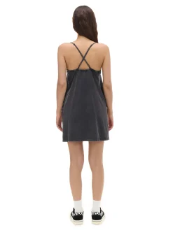 Hot Cropp Bawełniana sukienka mini szary