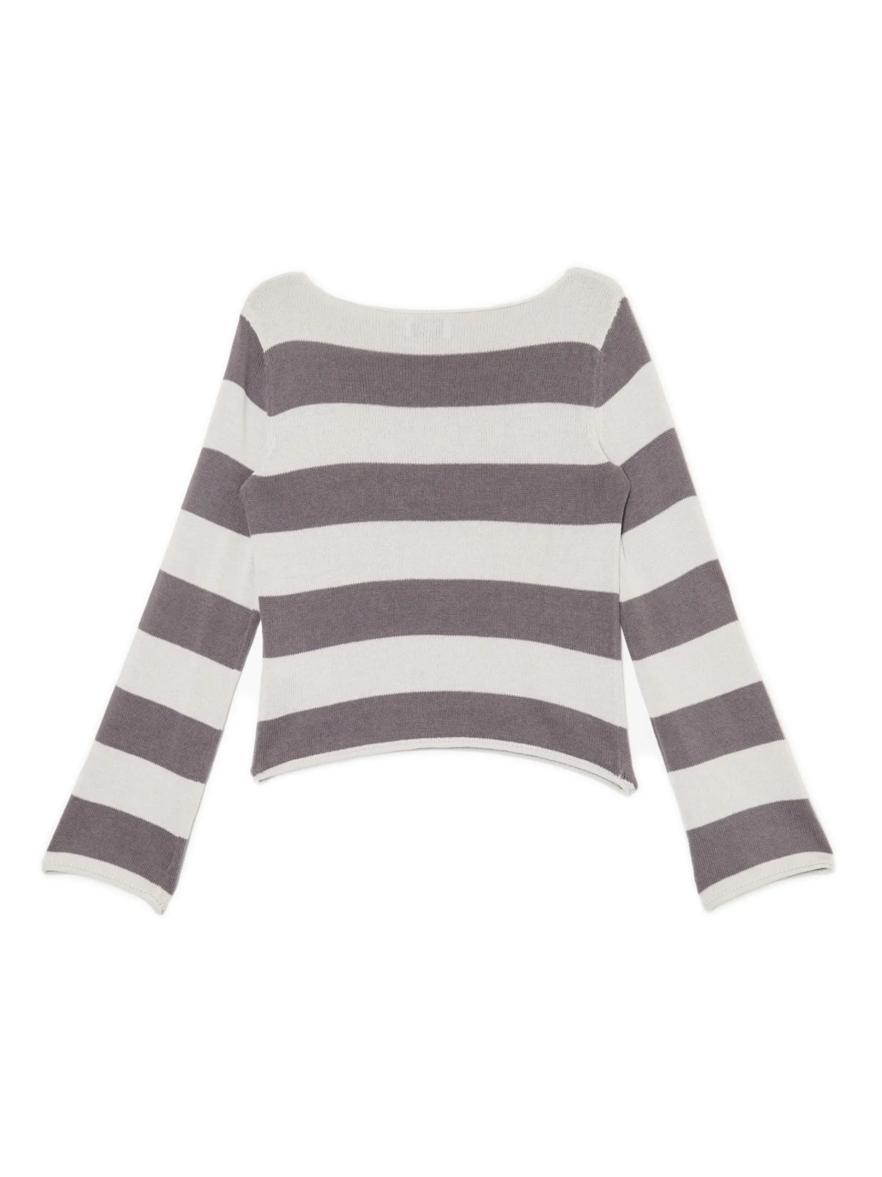 Clearance Cropp Bawełniany sweter w paski wielobarwny