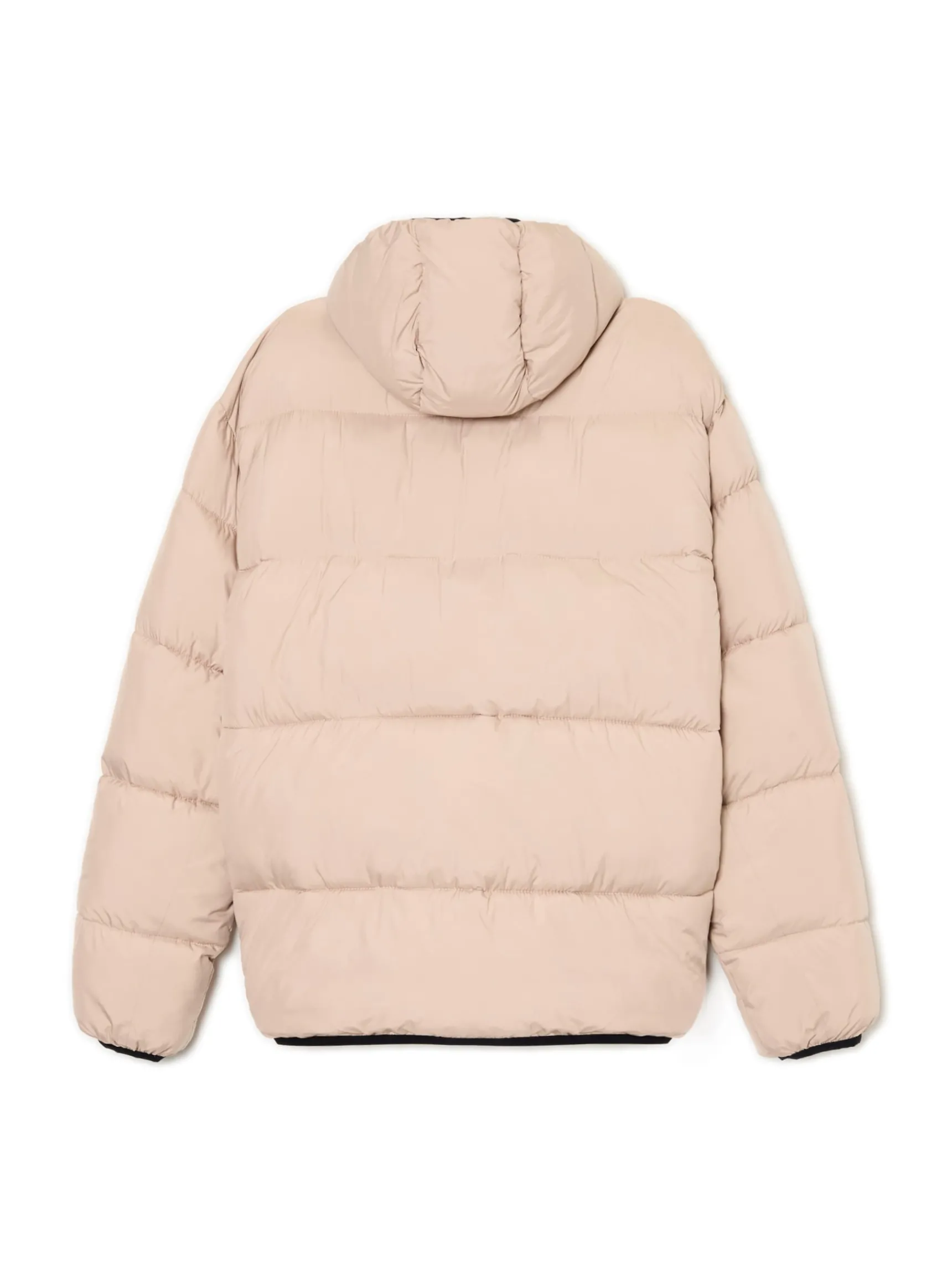 Best Cropp Beżowa pikowana kurtka puffer beżowy