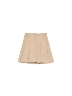 Clearance Cropp Beżowa spódnica mini kremowy
