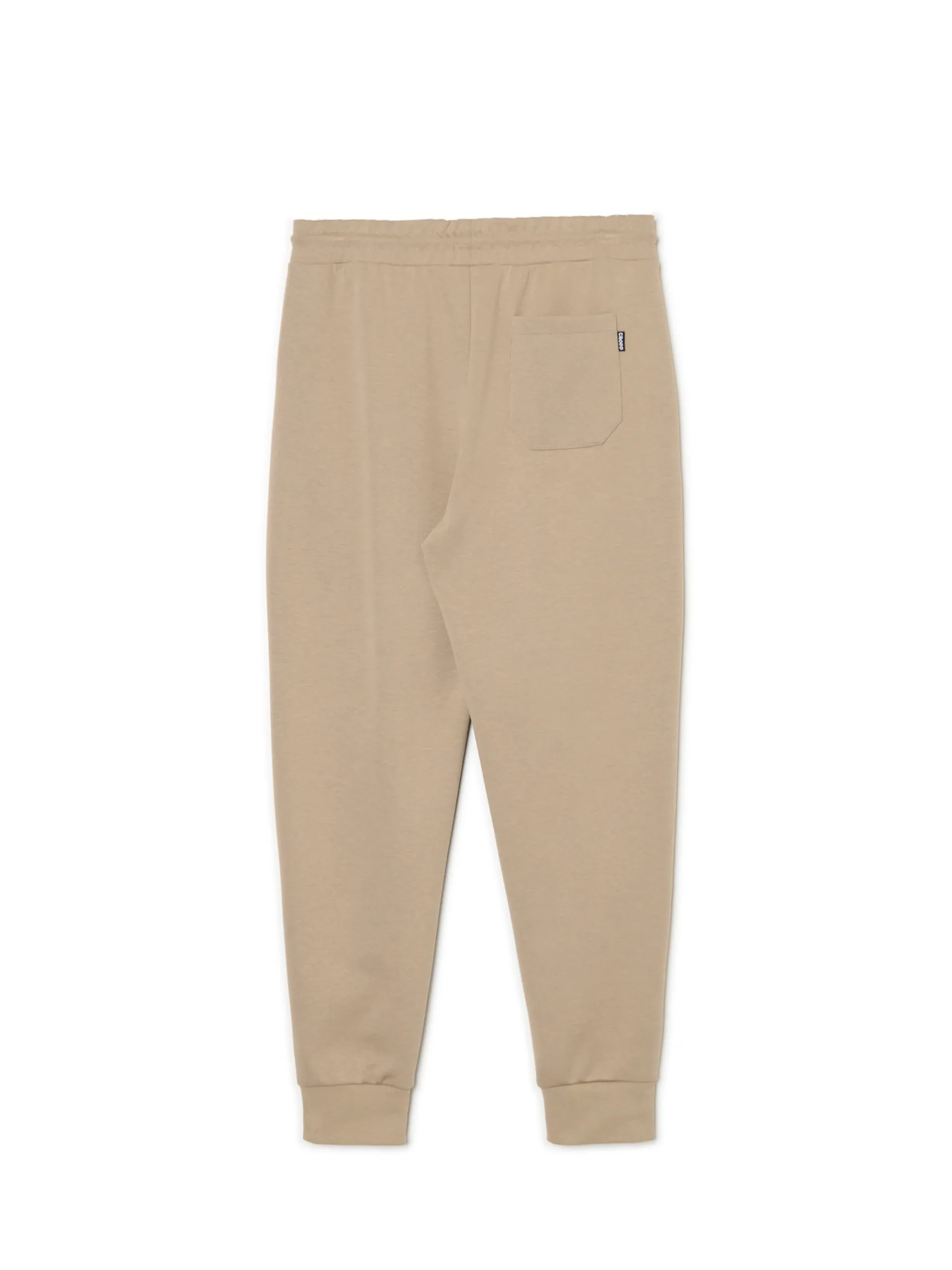 Online Cropp Beżowe dresowe joggery regular beżowy