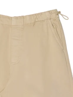 Best Cropp Beżowe jeansy parachute beżowy