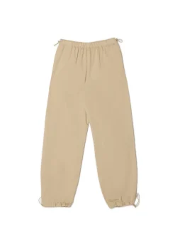 Best Cropp Beżowe jeansy parachute beżowy