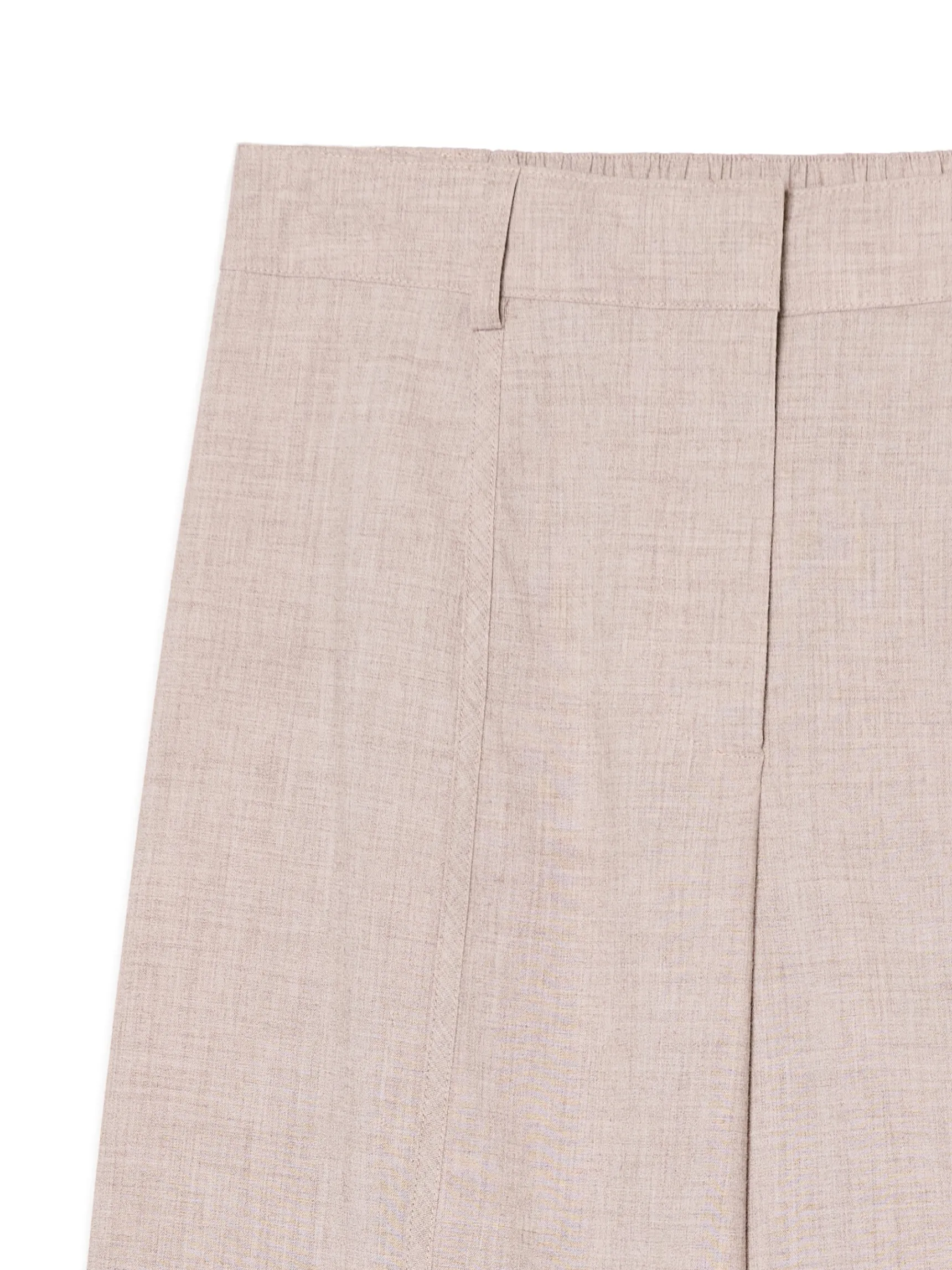 Discount Cropp Beżowe spodnie tailoring beżowy