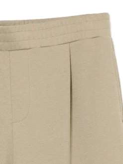 Sale Cropp Beżowe spodnie z dżerseju beżowy