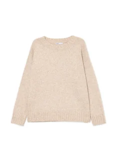 Online Cropp gładki sweter beżowy